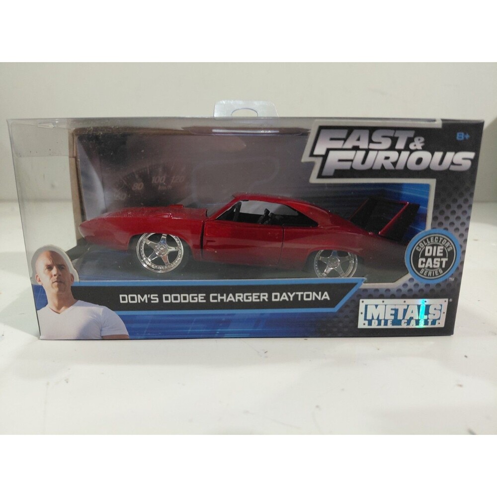 NIB Jada Fast & Furious 1:32 Die Cast Dom's Dodge Charger Daytona Muscle Car